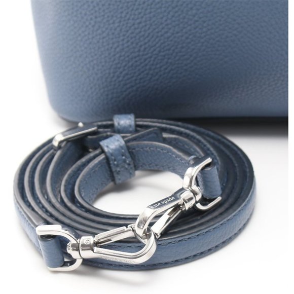 Kate Spade Slate Blue Crossbody Bag with Floral Accents - Picture 9 of 11